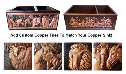 copper kitchen sink apron designs ideas