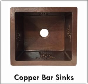 Copper bar sinks